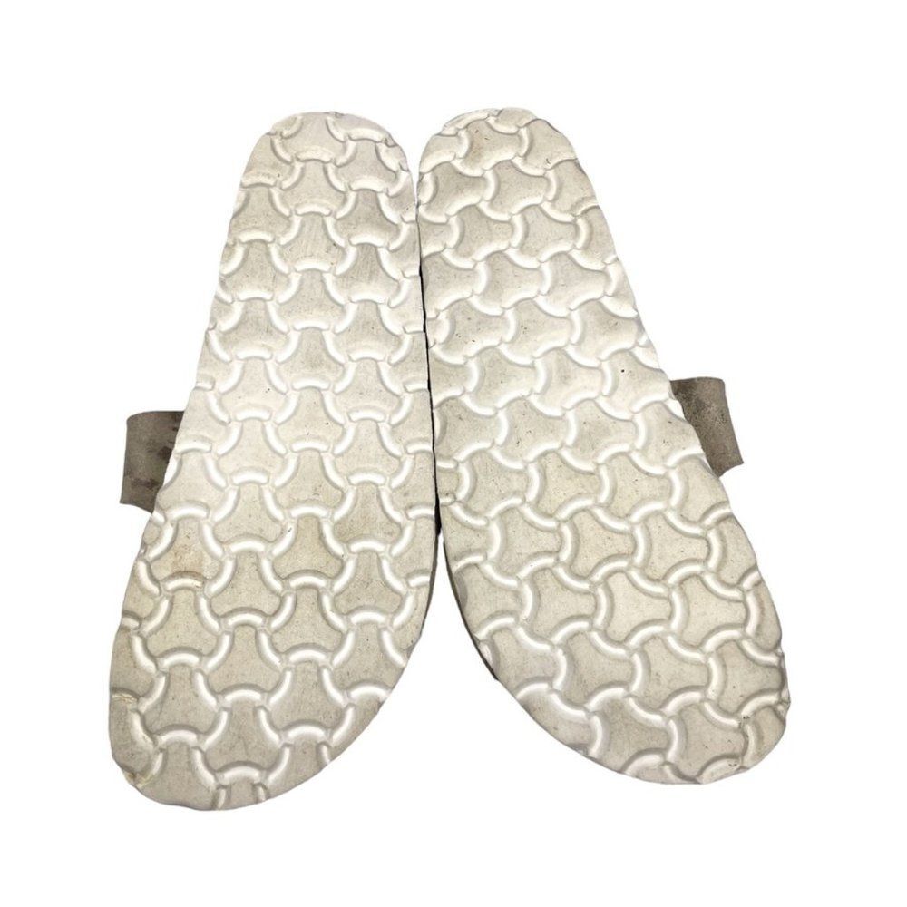 Biostep Women's Double Adjust Buckle Beige Leather Slide Sandal Size 7.5 M - Picture 9 of 12